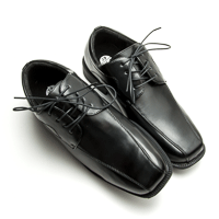 Image of Springyard Shoelaces, cotton, superthin, waxed, black, 65 cm