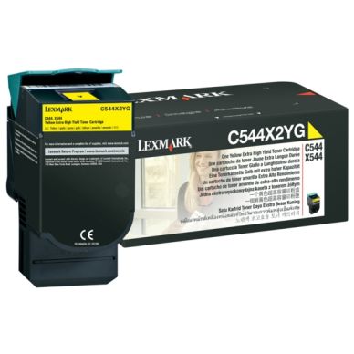 LEXMARK Tonerkassett gul Extra High Yield 4.000 sidor