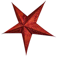 Image of AIRAM Christmas star inc. flex, red