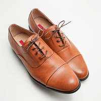 Image of Springyard Shoelaces, cotton, superthin, waxed, dark brown, 65 cm