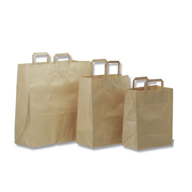Image of Carrier bag paper 16L brown (200)