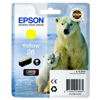 EPSON Bläckpatron gul, 300 sidor