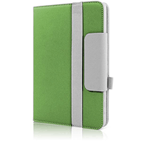 Image of EPZI imitation leather cover for iPad mini, support, green