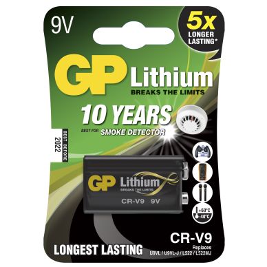 GP BATTERIES GP CRV9SD-2U1 9V Lithium