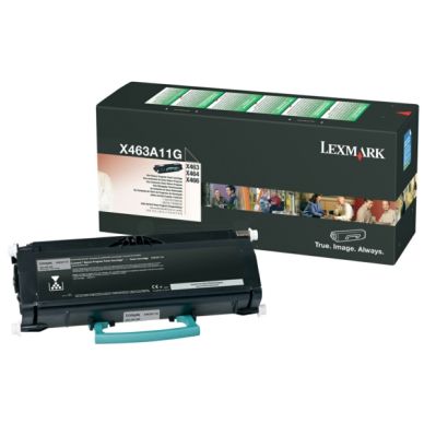 LEXMARK Tonerkassett svart 3.500 sidor return