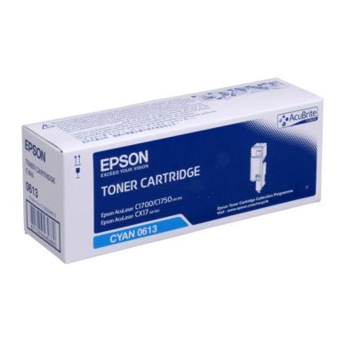 EPSON Tonerkassett cyan, 1.400 sidor, hög kapacitet