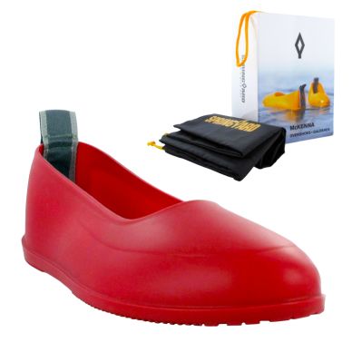 Image of Springyard Overshoes, red, size 46-47