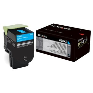 LEXMARK Tonerkassett cyan 4.000 sidor