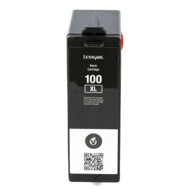 Image of LEXMARK Ink Cartridge black No 100XL, High Yield, Return, 510 pages