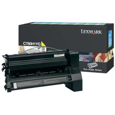 LEXMARK Tonerkassett gul, 10.000 sidor, hög kapacitet, return