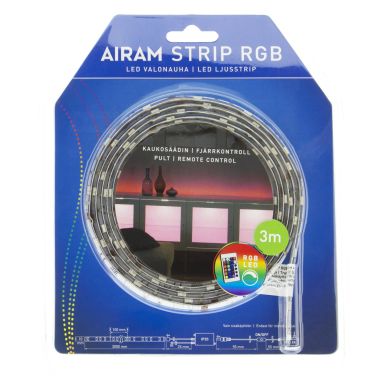 AIRAM LED Strip 3m RGB IP44, 14,4 Watt