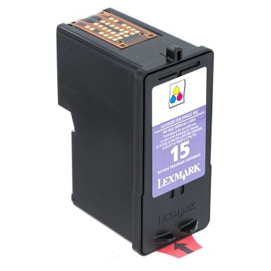 Image of LEXMARK Ink Cartridge 3-colour No 15, Return