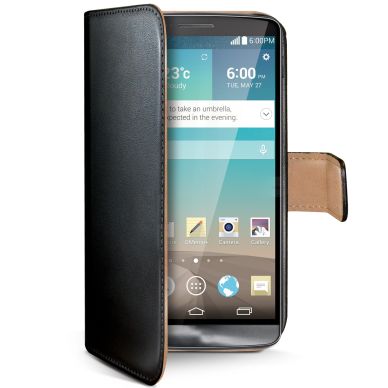 Image of Celly Celly Wallet Case LG G3 Black/Beige