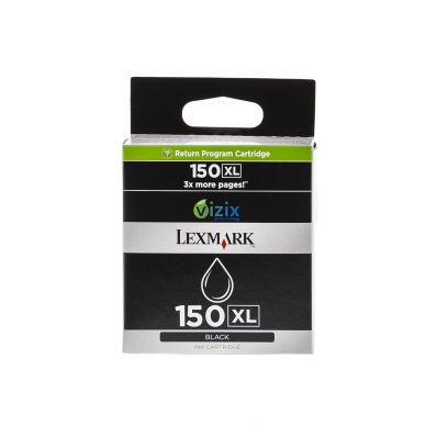 Image of LEXMARK Ink Cartridge black No 150XL, High Yield, Return