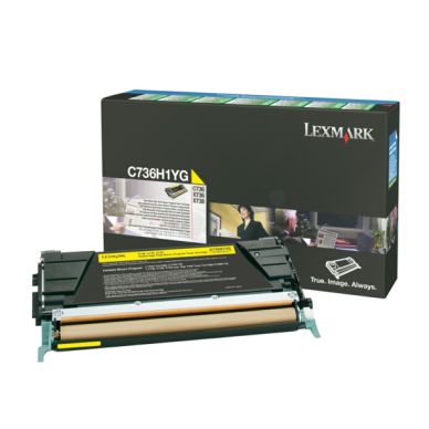 LEXMARK Tonerkassett gul Return Program High Yield 10.000 sidor