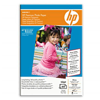 Image of HP Photo Paper Premium 4x6&quot; 60sht 240g, tear-off tab