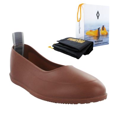 Image of Springyard Overshoes, brown, size 42-43