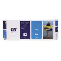 Image of HP Ink Cartridge cyan No 83 680ml UV