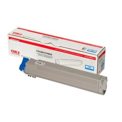 OKI Tonerkassett cyan 15.000 sidor
