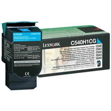 LEXMARK Tonerkassett cyan 2.000 sidor, hög kapacitet return