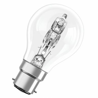 Image of OSRAM HALOGEN ECO SUPERSTAR Classic A B22d 240 V, 77 Watt
