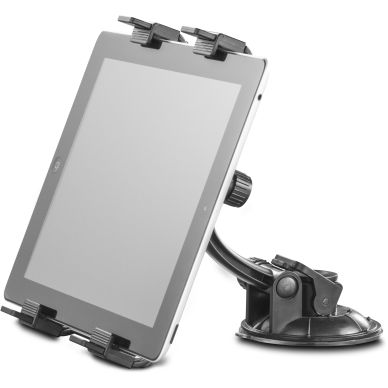 Image of Universal hard plastic holder for tablets, 7&quot;-14&quot;, suction c