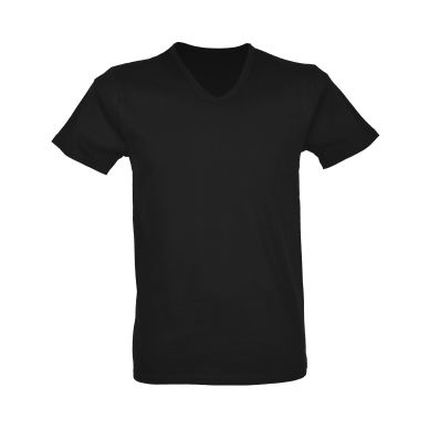 Image of inkClub T-shirt for men, V-neck, black XL, 3-pack