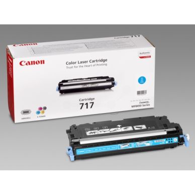 CANON Tonerkassett cyan 4.000 sidor (717 C)