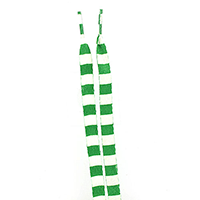 Image of inkClub Shoelaces, green-white, 130 cm