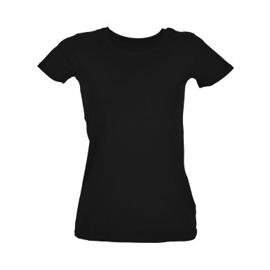 Image of inkClub T-shirt for women, round neck, black M, 3-pack