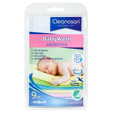 Cleanosan Cleanosan Babywash tvättmedelstabletter, 9 st