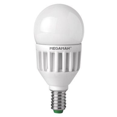Image of MEGAMAN LED Globe P45, Opal, dimming, 5 Watt