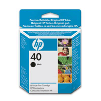 Image of HP HP 40 Black Original Ink Cartridge