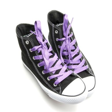 Image of Springyard Shoelaces, purple, 130 cm