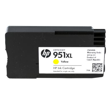 Image of HP HP 951XL High Yield Yellow Original Ink Cartridge 1500 pages