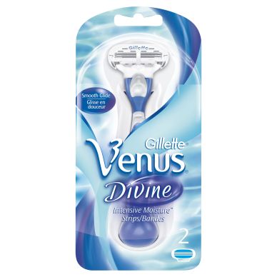 Image of Gillette Gillette Venus Divine razor + 2 cartridges