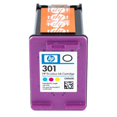Image of HP HP 301 Tri-color Original Ink Cartridge 165 pages