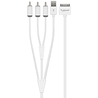 Image of CAB CAB Audio-Video+USB Cable Apple (30 Pin)_