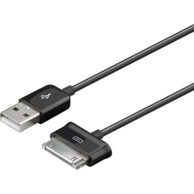 Image of USB-sync cable for Samsung Galaxy Tab, 1.2m, black