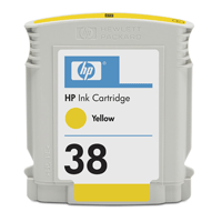 Image of HP HP 38 Yellow Pigment Original Ink Cartridge 840 pages