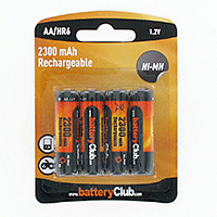 Image of inkClub Battery 2300mAh AA (4-pack) rechargable NiMH