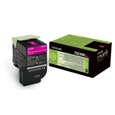 LEXMARK Tonerkassett magenta, 4.000 sidor, extra hög kapacitet
