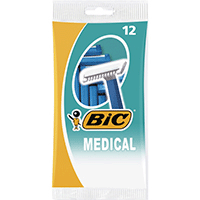Bic Medical rakhyvel 1-blad, 12 st