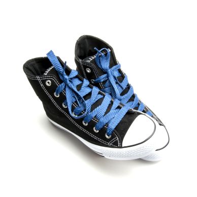 Image of Springyard Shoelaces, blue, 130 cm