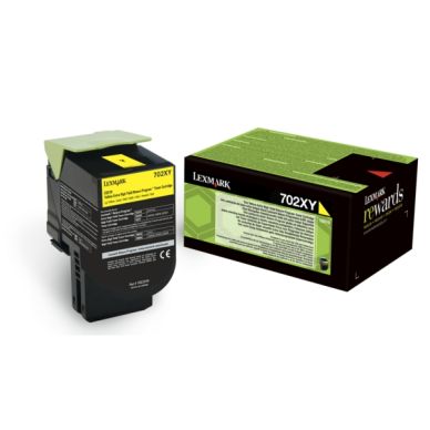 LEXMARK Tonerkassett gul, 4.000 sidor, extra hög kapacitet