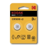 Kodak Max lithium CR1616 2-pack