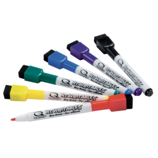 Bild av Whiteb.Marker Mini Nobo sort.6st