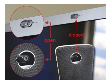 De-Lock alt Webkamera beskyttelse for datamaskin, mobil og nettbrett