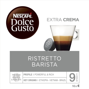 Dolce Gusto Ristretto Barista kaffekapsler, 16 port.