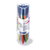 Fiberspetspenna TRIPLUS sorterade färger, 1,0mm, 12st Fiberspetspenna TRIPLUS sorterade färger, 1,0mm, 12st